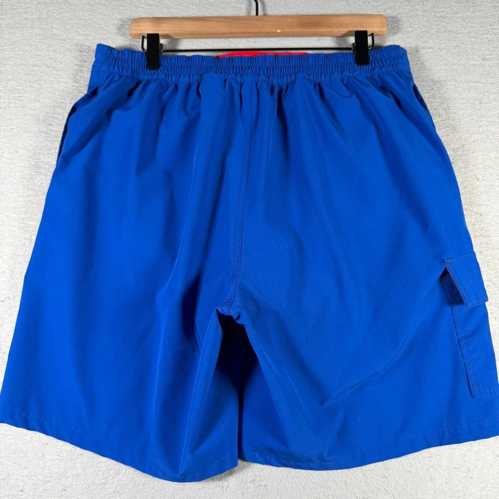 Polo Ralph Lauren Mens Royal Blue Cargo‎ Swim Trunks XL 34 Waist 8 Inseam 12828